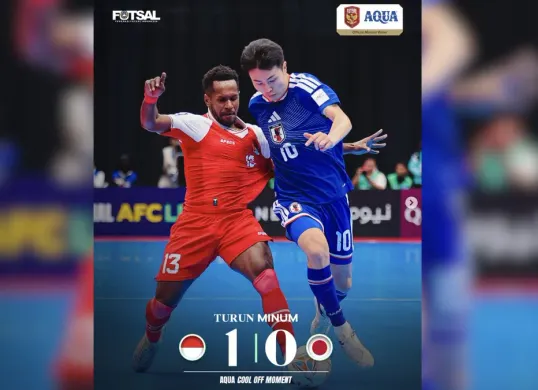 Timnas Futsal Indonesia saat menghadapi Jepang di semifinal Piala Asia Futsal 2026. (Sumber: Instagram/@timnasfutsal)
