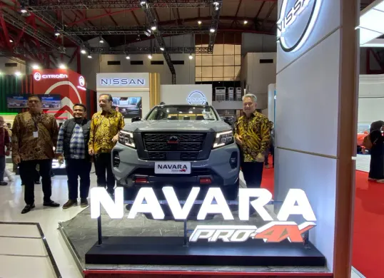 Nissan hadir di IIMS 2026 membawa dua line up menarik X-Trail e-POWER dan All New Navara (Sumber: Poskota/Herdyan Anugrah Triguna)