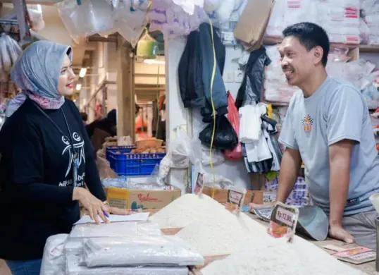 Produk bjb Sambang Pasar untuk membantu pedagang. (Sumber: Dok. bank bjb)