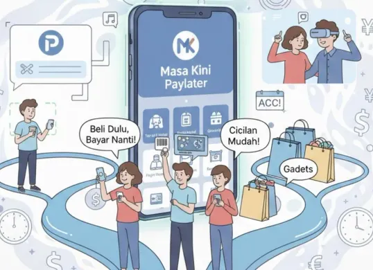 Ilustrasi. Paylater makin digemari anak muda. (Sumber: AI Generated)