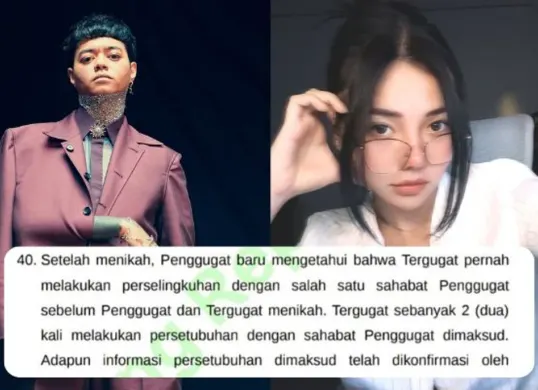 Isi putusan cerai Reza Arap kembali viral di media sosial. Dokumen pengadilan mengungkap konflik rumah tangga yang menjadi dasar hakim mengabulkan gugatan cerai. (Sumber: Instagram)