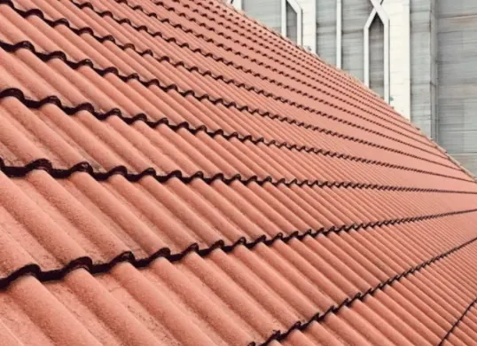 Ilustrasi atap genting. (Sumber: Unsplash/Samnang Mao)