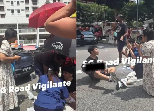 Kecelakaan tragis menewaskan bocah WNI di Chinatown Singapura setelah tertabrak mobil. (Sumber: Facebook/SGRV FRONT MAN)