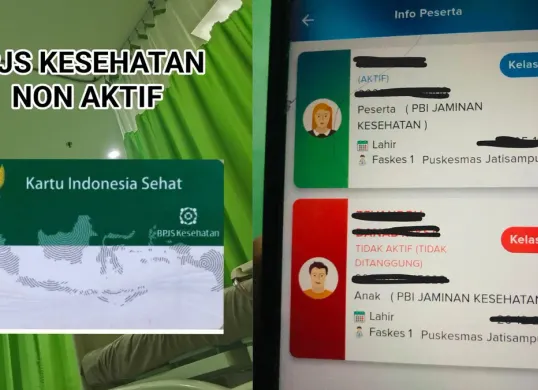 Cek status Kartu Indonesia Sehat melalui aplikasi Mobile JKN di smartphone. (Sumber: Facebook/@Komunitas Fbrpo seindonesia)