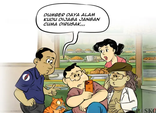 Obrolan warteg edisi Rabu, 11 Februari 2026. (Sumber: Poskota/Arif Setiadi)