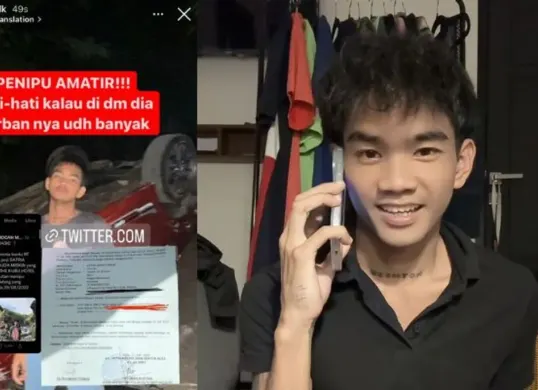 Kasus dugaan penipuan jual beli iPhone menyeret nama Satria Mahathir setelah korban membagikan pengalaman menerima HP palsu. (Sumber: X/@chocowmelon)