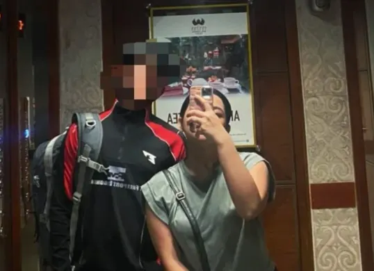 Seorang pemain Timnas Indonesia diduga lakukan kekerasan terhadap kekasihnya. (Sumber: Threads/@myamoureeeee)