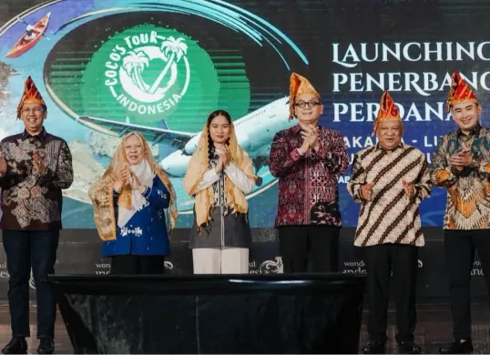 Kemenpar membuka rute penerbangan Jakarta-Luwuk dan Guangzhou-Palu. (Sumber: Dok. Istimewa)