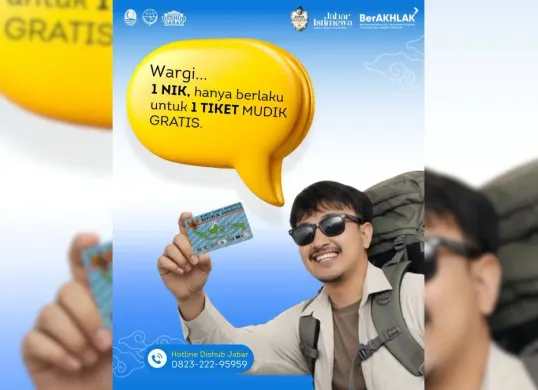 Mudik gratis Jawa Barat 2026. (Sumber: Instagram/@dishubjabar)