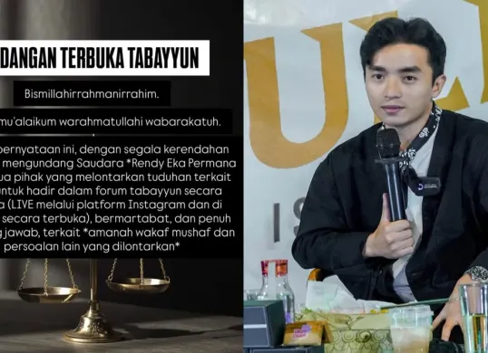 Taqy Malik klarifikasi tudingan mark up wakaf Al-Quran. (Sumber: Instagram/@taq)