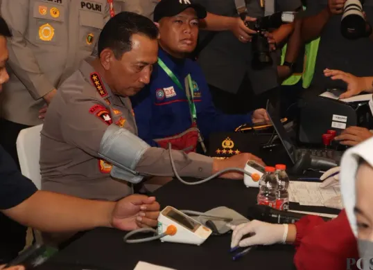 Potret Kapolri Jenderal Listyo Sigit Prabowo. (Sumber: Poskota/Veronica)