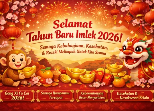 Contoh ucapan Selamat Imlek 2026 yang penuh makna dan arti (Sumber: ChatGPT)