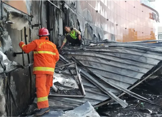 Kebakaran Mall Ciputra Cibubur, Kelurahan Jatikarya, Kecamatan Jatisampurna, Kota Bekasi, Selasa, 17 Februari 2026. (Sumber: Dok. Istimewa)