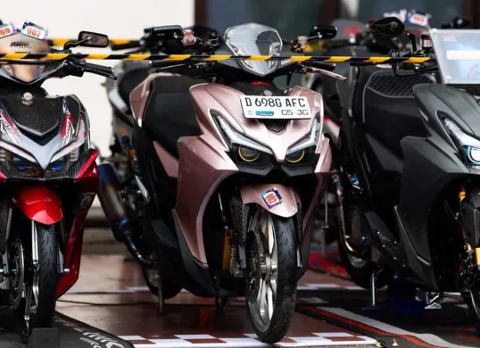 Aerox Alpha menggelar Gathering Team AEROX (GTA) 2026 di Bandung dan Surabaya. (Sumber: Yamaha)