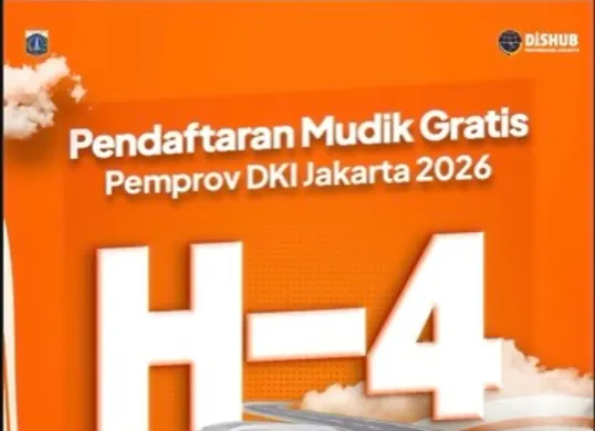 Pendaftaran mudik gratis Pemprov DKI Jakarta (Sumber: Instagram/@dishubdkijakarta)