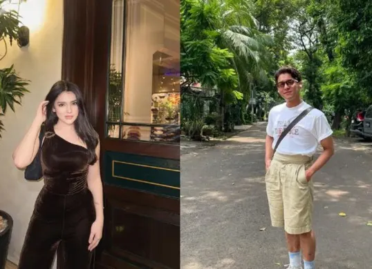 Foto Davina Karamoy yang diunggah Ardhito Pramono memancing spekulasi warganet. (Sumber: Instagram/@davinaakaramoy, @ardhitopramono)