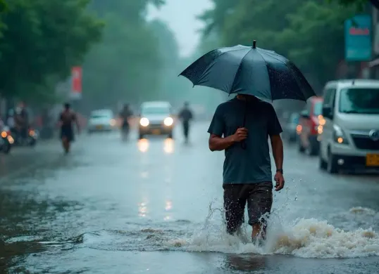 BMKG prediksi cuaca buruk terjadi di DKI Jakarta dan beberapa wilayah lainnya sepekan awal Ramadhan 2026. (Sumber: freepik)