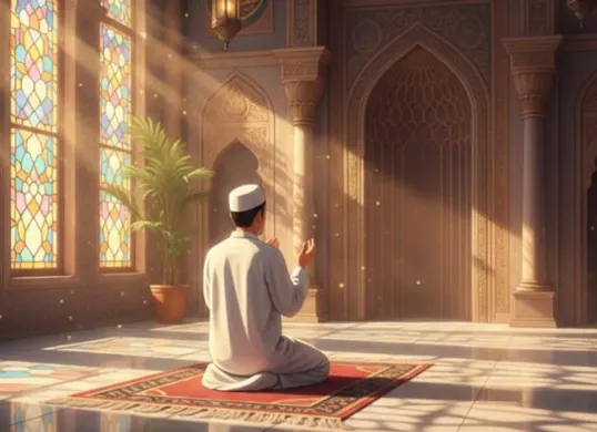 Sholat Dhuha memiliki banyak keutamaan, dari menghapus dosa hingga membuka rezeki. Simak waktu terbaik, niat, tata cara dan doa lengkapnya di bulan Ramadhan. (Sumber: Poskota/AI Generated)