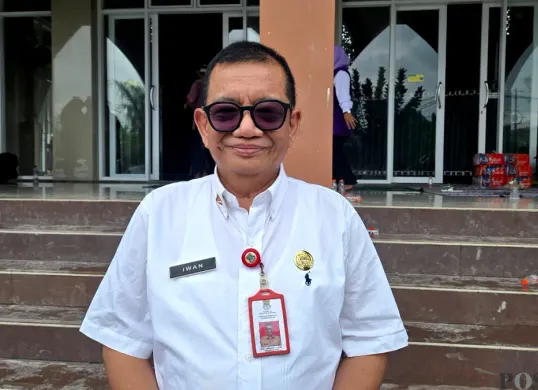 Kepala Dinas Bina Marga dan Sumber Daya Air (DBMSDA) Kabupaten Tangerang, Iwan Firmansyah. (Sumber: Poskota/Veronica)