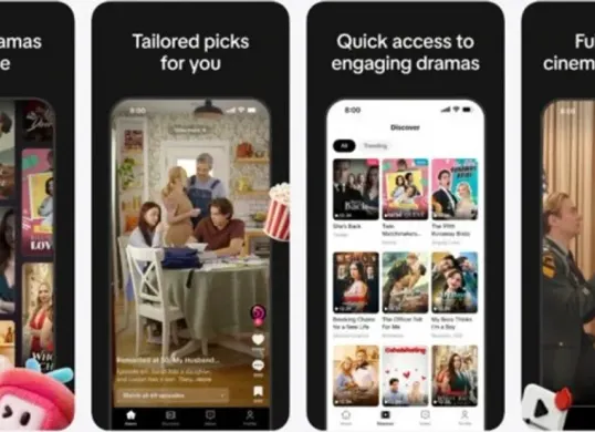 Tampilan PineDrama (Sumber: Google Playstore)
