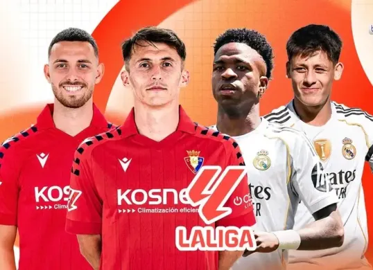 Tonton live streaming Osasuna vs Real Madrid di pekan ke-24 La Liga 2025/2026. (Sumber: Vidio.com)