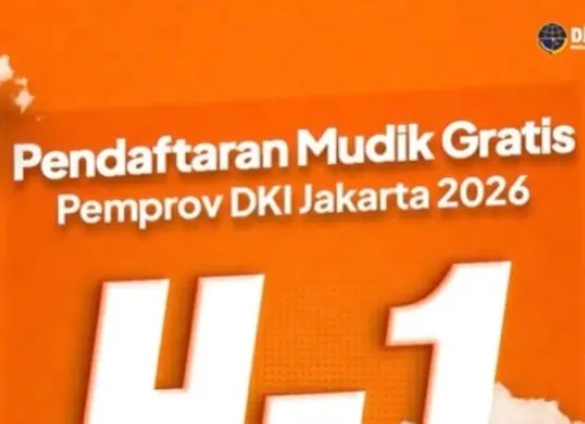 Pendaftaran Mudik Gratis Pemprov DKI Jakarta 2026. (Sumber: Instagram/@dishubdkijakarta)