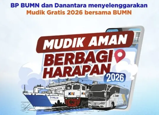 Program Mudik Gratis Askrindo 2026 menyediakan ribuan tiket bus gratis. (Sumber: Instagram/@askrindo)
