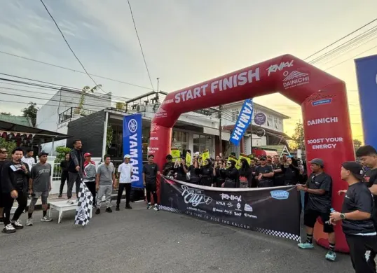 Run The City by Grand Filano di Bone diikuti lebih dari 250 anak muda. (Sumber: Dok. Yamaha)