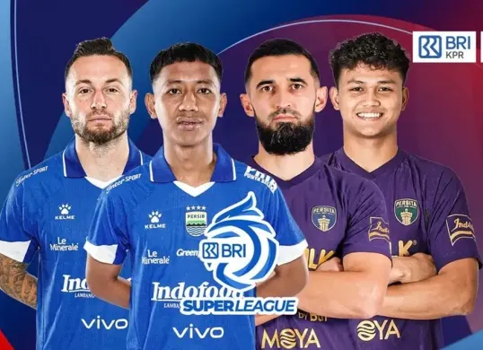 Saksikan live streaming Persib Bandung vs Persita Tangerang di BRI Super League 2025/2026. (Sumber: Vidio.com)