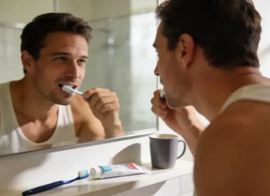 Hukum sikat gigi saat puasa ramadhan. (Sumber: Pinterest)