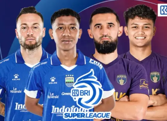 Link live streaming Persib Bandung vs Persita Tangerang di BRI Super League 2025/2026. (Sumber: vidio.com)