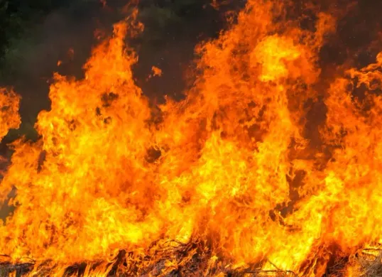 Peristiwa sepeda motor RX King kebakaran di Pakansari, diduga bekas balap liar. (Sumber: freepik)