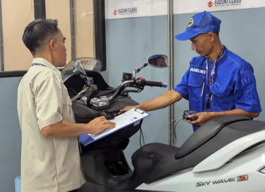 Suzuki Victorious Contest 2025 kategori teknisi sepeda motor tuntas digelar. (Sumber: Dok. Suzuki)