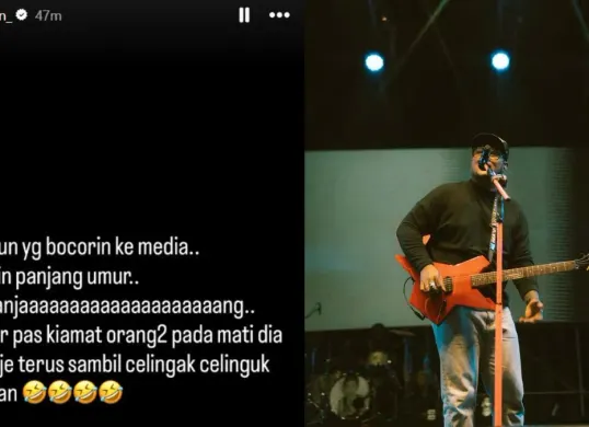 Virgoun geram undangan nikah bocor. (Sumber: Instagram/@virgoun_)