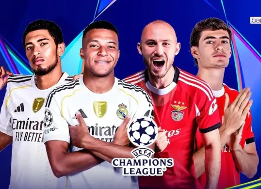Tonton live streaming Real Madrid vs Benfica di Liga Champions 2025/2026. (Sumber: Vidio.com)