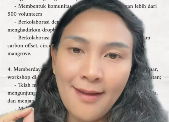 Sosok Gheovanny Methami, atau akrab disapa Gege, tengah menjadi sorotan setelah melontarkan kritik keras terhadap kontribusi artis Tasya Kamila sebagai penerima beasiswa LPDP. (Sumber: TikTok/@gheovannymethamia)