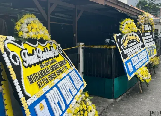 Rumah tempat pembunuhan mahasiswa oleh adik sendiri di kawasan Kelapa Gading, Jakarta Timur, Kamis, 26 Februari 2026. (Sumber: Poskota/Pandi Ramedhan)