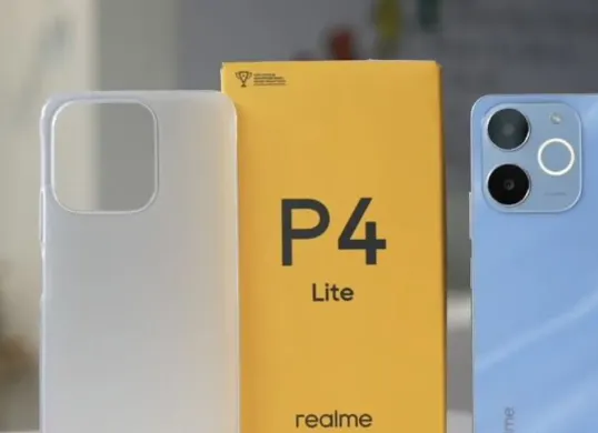 Realme P4 Lite 4G menawarkan layar 90Hz, baterai 6.300mAh, reverse charging 6W, dan desain tipis 7,49 mm. (Sumber: YouTube/Gadget Me)