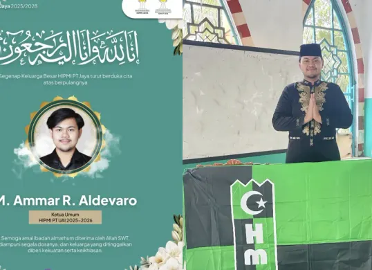 Ucapan Belasungkawa dari Ketua Umum HIPMI PT Universitas Al Azhar Periode 2025–2026 (Sumber: Instagram/@hipmiptjaya)