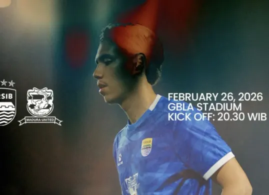 Laga Persib Bandung vs Madura United di Stadion GBLA, Kamis (26/2/2026), yang menjadi salah satu pertandingan penentu di BRI Super League. (Sumber: Instagram/@persib)