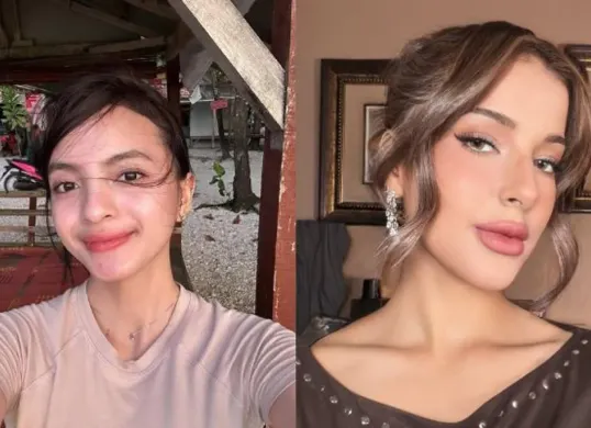 Bunga Sartika memilih mundur sebagai host Halo Qaqa usai kontroversi spill skincare viral. Unggahan Tasya Farasya di Threads diduga berkaitan dan menuai reaksi warganet. (Sumber: Instagram/@bungasrtkaa, @tasyafarasya)