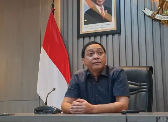Direktur Tindak Pidana Narkoba Bareskrim Polri, Eko Hadi Santoso saat ditemui di kantor Bareskrim Polri, Jumat, 27 Februari 2026. (Sumber: Poskota/Ali Mansur)