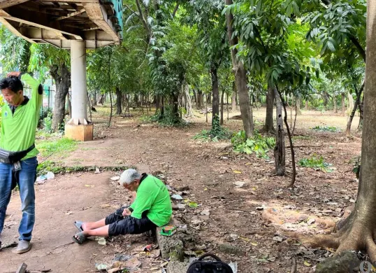 Taman Hutan Kora Cawang, Jakarta Timur, Sabtu, 28 Februari 2026. (Sumber: Poskota/M Tegar Jihad)