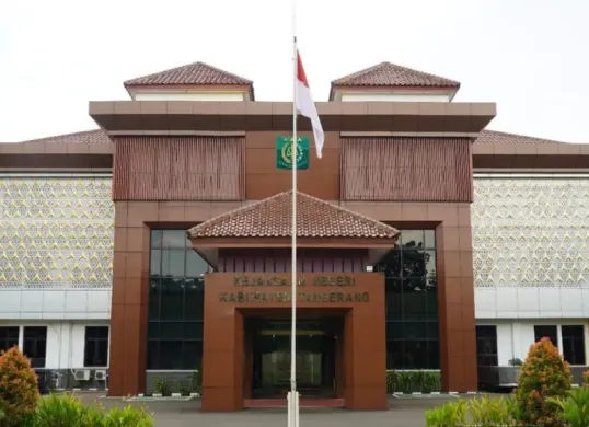 Kantor Kejaksaan Negeri Kabupaten Tangerang. (Sumber: Poskota/Veronica Prasetio)