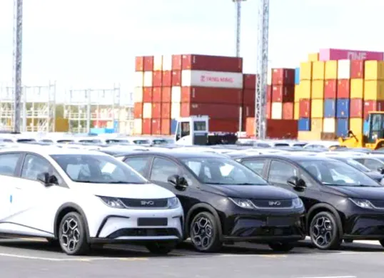 Ilustrasi ekspor BYD. (Sumber: BYD)