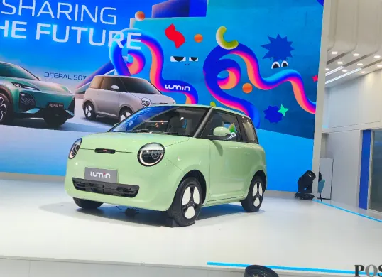 Ilustrasi mobil listrik Changan. (Sumber: Poskota/ Erwan Hartawan)