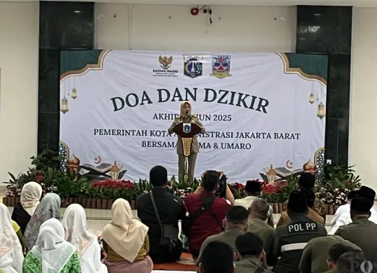 Wali Kota Jakarta Barat, Iin Mutmainnah. (Sumber: Poskota/Pandi Ramedhan)