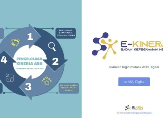 Cara login e-Kinerja BKN 2026 via MyASN dan tutorial mengisi progres harian dengan benar. (Sumber: kinerja.bkn.go.id)