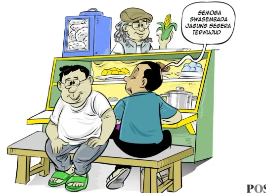 Obrolan Warteg hari ini. (Sumber: Poskota/Arif Setiadi)