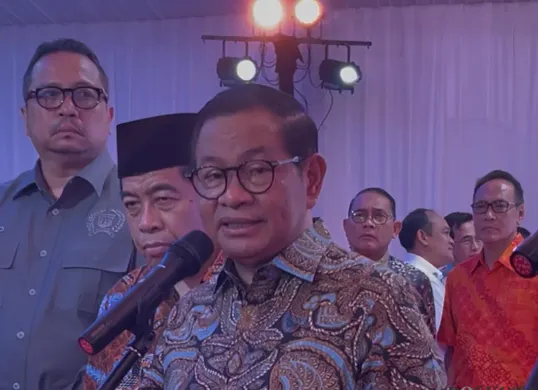 Gubernur Jakarta Pramono Anung di Pejompongan, Jakarta Pusat, Kamis, 8 Januari 2025. (Sumber: Poskota/M. Tegar Jihad)